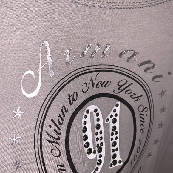 Grey Armani Exchange T Shirt - Picture 3 of 5